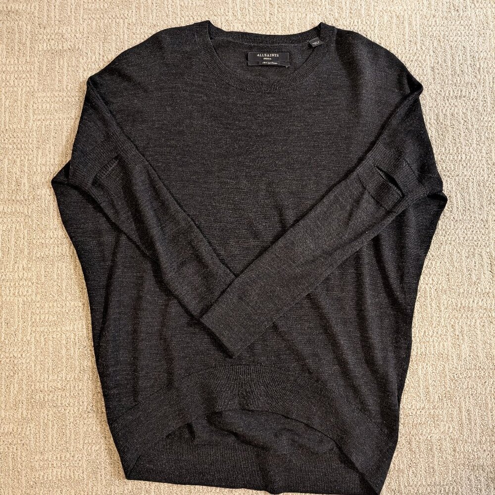 All Saints Dark Gray Sweater